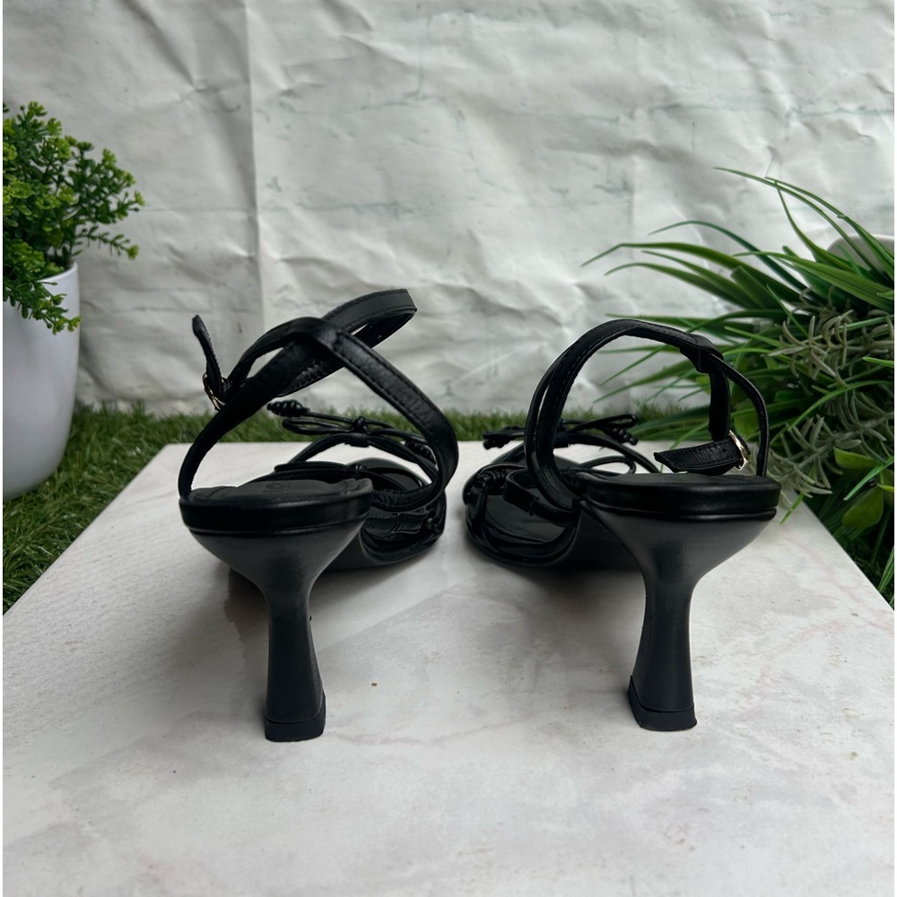 0233 - ALOHAS Black Strappy Heels - Picture 8 of 16
